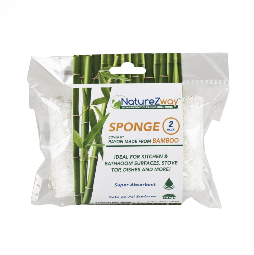 NATZWY BAMBOO SPONGE 2PK ( 12 X 12 CT   )