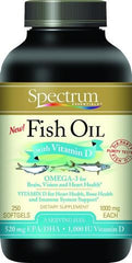 Spectrum Essentials Fish Oil With Vitamin D (1x250 Sgel)