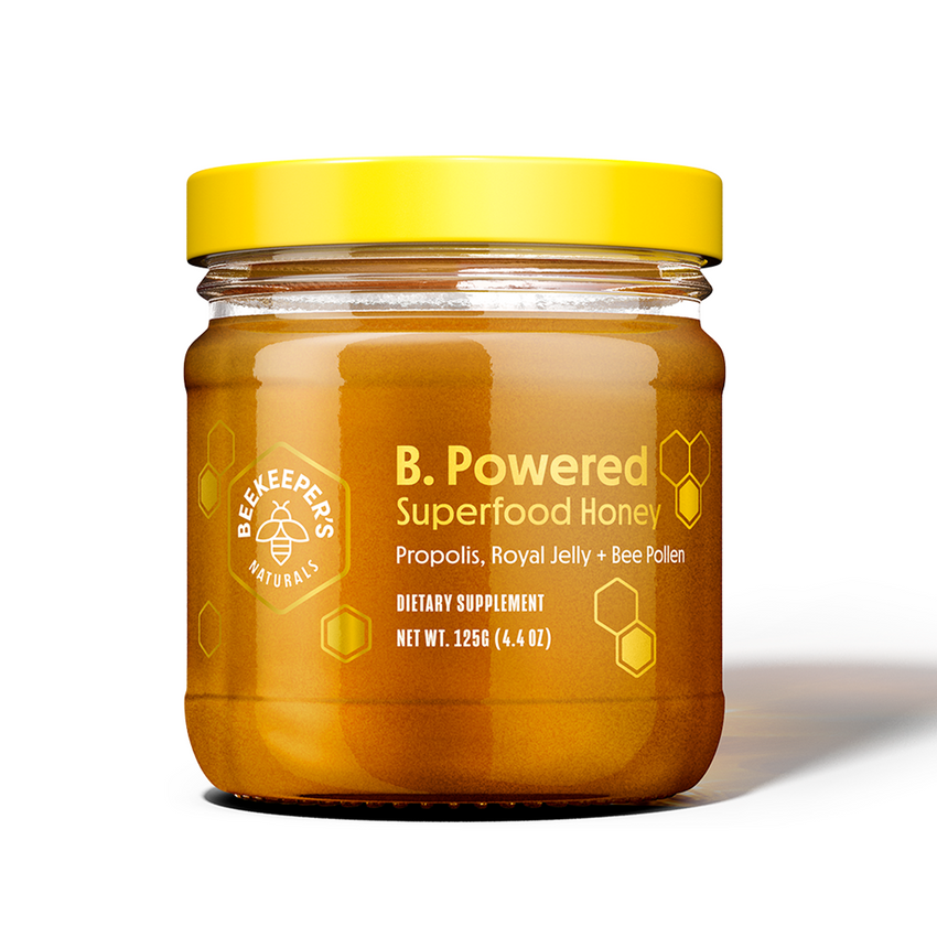 BEE BPOWRD SPRFD HONEY ( 1 X 4.4 OZ   )