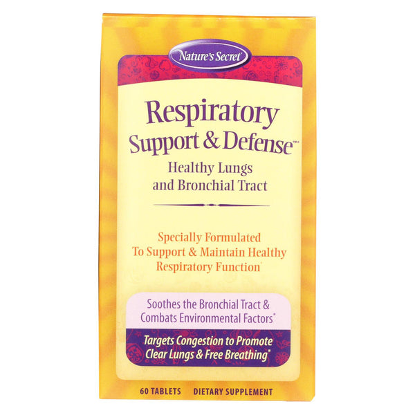 Nature's Secret Respiratory Cleanse & Flush (1x60 TAB)