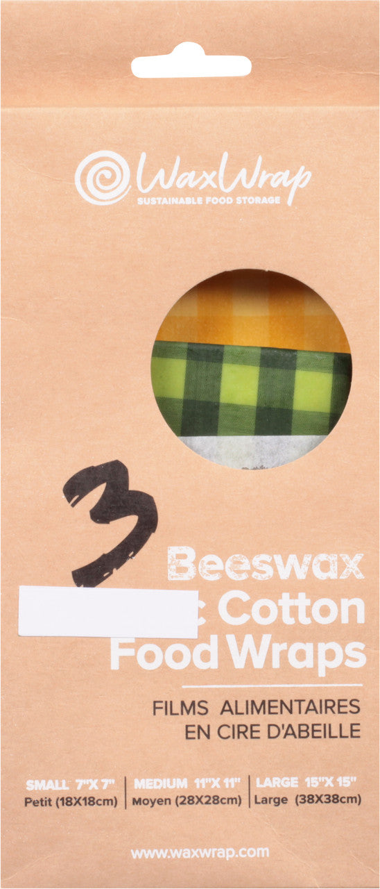 WW FOOD WRAP BEEWAX CTTN ( 6 X 3 CT   )