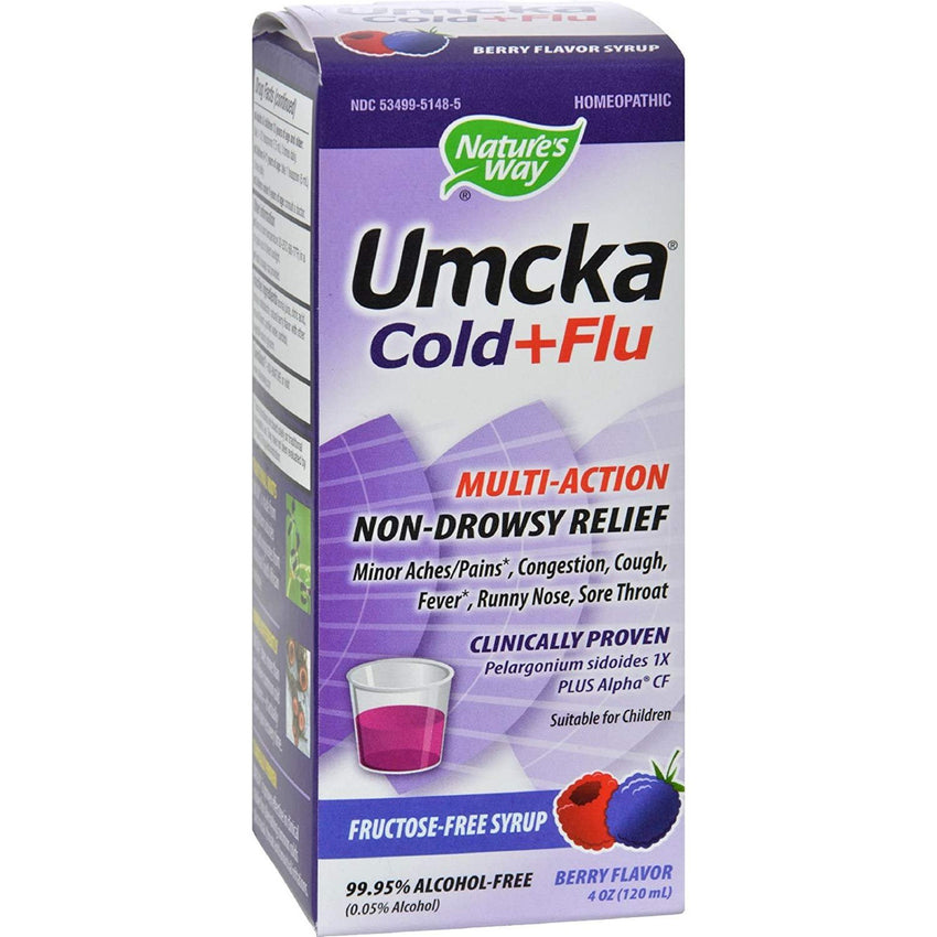 Nature's Way Umcka Cold & Flu Berry Syrup (1x4 Oz)