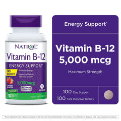 NATROL VIT B12 DSLV 5000 ( 1 X 100 TAB  )