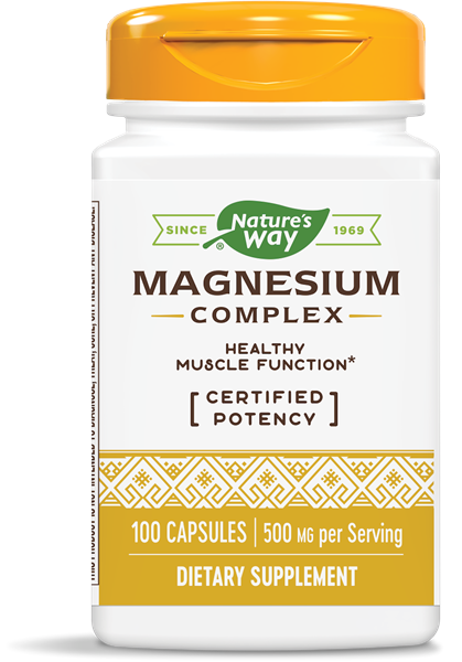 Nature's Way Magnesium Complx 500M (1x100CAP )